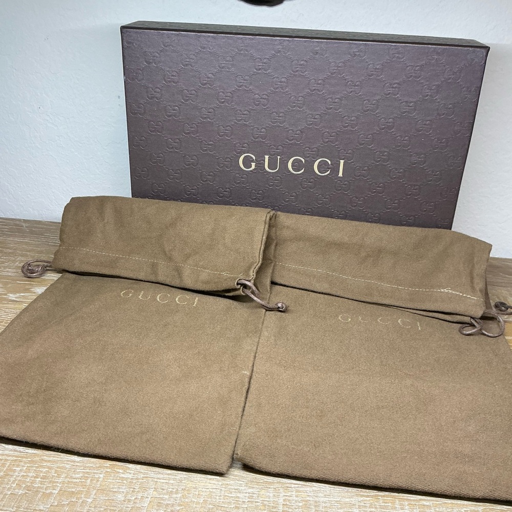 Gucci Betty Grey Suede Peep-Toe T-strap Platform Pump Womens Size 37.5 - Picture 11 of 14